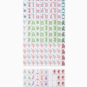 Juego de Mahjong de Alta Gama con Fichas Acrílicas de 4 Capas en Color Rosa Coral, Estilo Nacional con Impresión a Color - Product Image 4
