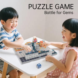 魔法の寺院Evelopmentalおもちゃパズルおもちゃリンクキューブ対応ブロック教育玩具クリエイティブおもちゃ - Product Image 4