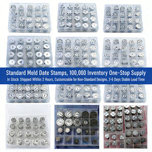 Moule <span class=keywords><strong>en</strong></span> acier de haute qualité pour <span class=keywords><strong>tampon</strong></span> dateur, <span class=keywords><strong>tampon</strong></span> dateur haute précision jour mois année, insert de date personnalisé OEM - Product Image 2