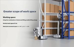 Robot humanoïde Unitree G1-D de pointe avec automatisation des tâches et locomotion bipédale pour la recherche et l'enseignement combinés - Product Image 5