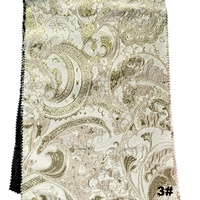 Tissu jacquard tissé en fil teint métallique poly nylon 149 g/m² pour robe / jupe / chemisier