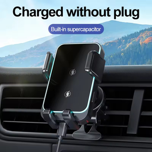 Venta al por mayor 15W Dual Coil Wireless Car Charger para Galaxy <span class=keywords><strong>Z</strong></span> <span class=keywords><strong>Flip</strong></span> 4 <span class=keywords><strong>3</strong></span> para iPhone Auto Clamp Fast Car Charging Phone Mount Holder - Product Image 2