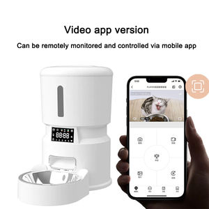 Mangeoire pour animaux de compagnie 4L automatique quantitative électrique intelligente alimentation tout-en-un chat et chien Machine d'alimentation - Product Image 2