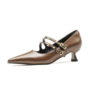 Escarpins classiques à bout pointu pour femmes, talons aiguilles fins, parfaits pour les mariages, les fêtes, le bureau et les occasions formelles du soir - Product Image 5