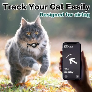 Collier Réfléchissant en Nylon Très Vendu pour Chats Mignons, avec Étui de Protection Personnalisé AirTag pour Petits Chiens et Chats d'Entraînement - Product Image 2