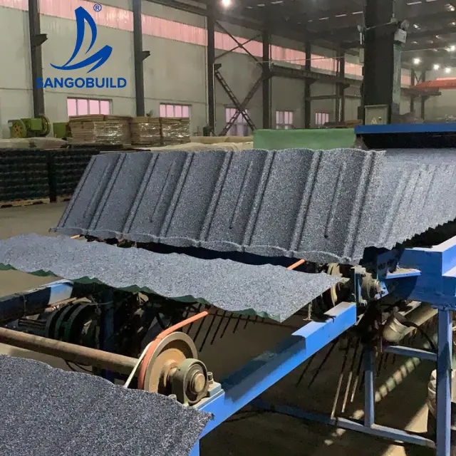 Tùy chỉnh nhà máy xây dựng xây dựng lợp ngói kim loại Roof với PVC máng xối thép lợp Sheets