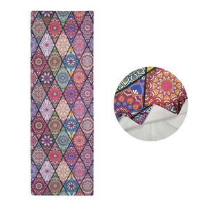 Toalla de Yoga Antideslizante de Microfibra con Estampado Personalizado, Diseño Deportivo Tejido, con/sin Puntos de Silicona - Product Image 1