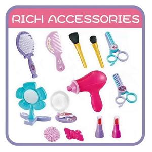 KSF Ensemble de jouets de <span class=keywords><strong>maquillage</strong></span> de table de toilette pour filles de 2 à 6 <span class=keywords><strong>ans</strong></span> Jouet interactif en plastique pour enfants - Product Image 5