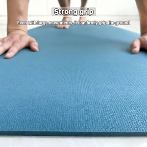 Tapis de yoga en caoutchouc antidérapant haute densité résistant à l'usure, épaisseur 5 mm, 183 cm, durable, tapis de yoga <span class=keywords><strong>PRO</strong></span> avec avantage de pliage - Product Image 2