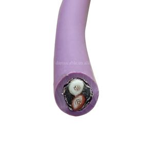 <span class=keywords><strong>Fil</strong></span> violet à 4 noyaux 300V 22AWG pour la communication de données PROFIBUS Bus et câble électrique OEM - Product Image 3
