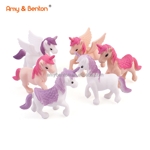 Conjunto de figuras de unicornios coleccionables, juguetes de plástico para pastel, fiesta de cumpleaños, Baby Shower, fiesta de navidad - Product Image 6