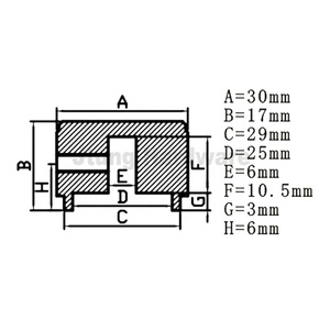 Boutons de commande <span class=keywords><strong>radio</strong></span> en aluminium argenté, forme flèche à lignes obliques, pour haut-parleur - Product Image 6