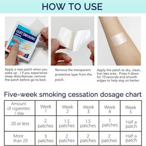 エンウェイ禁煙パッチ7mg天然ハーブ100%天然植物由来認証済みOEM禁煙補助剤（口、鼻、体用）ステップ3 - Product Image 5