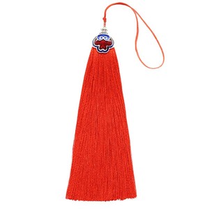 Borla decorativa de poliéster de 13 cm estilo nacional para Hanfu, abanico y adorno de coche: ¡Bienvenido el comienzo! - Product Image 5