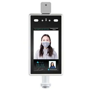 1080P access control terminal AI face recognition camera body temperature cameras for face recognition thermal camera