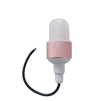 Ferme avicole bulbe maison de poulets de chair grandir gradable et coucher de soleil variateur de volaille