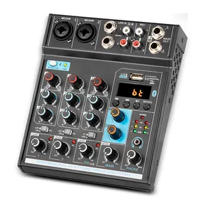 Voxfull TG402 yeni tasarım müzik ekipmanları stüdyo dijital ses mikseri konsolu DJ mikseri denetleyici