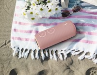 Enceinte Bluetooth personnalisée avec logo, étanche IPX7, TWS RGB, double stéréo 10W, TF AUX, appels mains libres, pour extérieur, cadeau