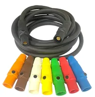 Câble d'alimentation monophasé UL homologué 400A avec connecteur Camlock pour applications scéniques et événementielles