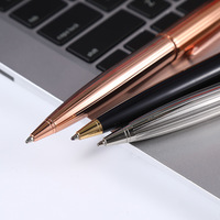 Bijoux pour hommes Cadeaux Collections précieuses Stylo à bille en métal au toucher lourd de luxe Stylo d'écriture de style rétro