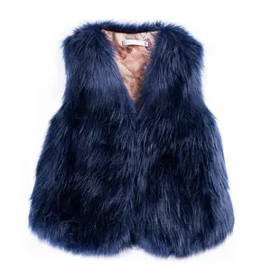 Niedriger Preis im Angebot High Standard umwelt freundliche Faux Damen Fox Fur Weste für Damen