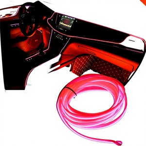 5m Car <b>LED</b> Strip <b>Light</b> Cold Ambient Neon <b>Wire</b> 12V Flexible EL <b>Wire</b> Waterproof for Interior Styling - Product Image 3