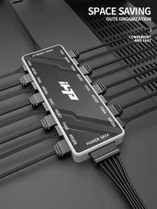 Hub PWM RGB 5V 3-Pin ARGB Sync HUB 1 min 8 5V-3Pin ARGB & PWM 2-en-1 MAGIC BOX Accessoires informatiques - Product Image 2