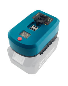 <span class=keywords><strong>Chargeur</strong></span> USB C 65 W 3A <span class=keywords><strong>Chargeur</strong></span> rapide pour batterie Makita 18V, Adaptateur de <span class=keywords><strong>chargeur</strong></span> de téléphone portable avec port USB 5V et port Type C - Product Image 1