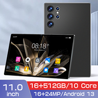 Tablet PC S23U Senior de 11 Pulgadas, 16 GB, 1 TB, Cámara Frontal de 108 MP, Batería de 8000 mAh, Pantalla Grande, 4G, 5G, Modo Sencillo, Fácil de Usar, Económico