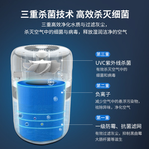 Nobik Home Evaporative <b>Humidifier</b> 2.6-4L <b>Mist</b> Free Air Purifier For Home - Product Image 3