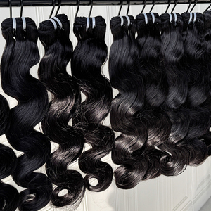 Vietnam Style <b>Body</b> <b>Wave</b> Human Hair Bundles Natural Color Soft Smooth Texture Full Density Hair Extensions - Product Image 1