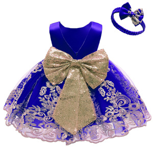 Vendita calda estate senza maniche pigiama abito per ragazze Design principessa con fiocco di paillettes in pizzo ricamato maglia - Product Image 5