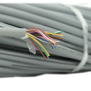 Multicore Chain Control Cable Wire 12x0.25mm Flexible PVC CNC Automation Cable 12x0.25mm2 Drag Chain Cable