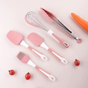 Best Selling Products 5pcs Kitchen Silicone Utensil Cooking Utensils Spatula Whisk Basting Brush Set with Kitchen Gadgets - Product Image 4