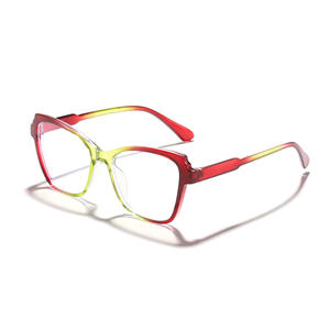 نظارات نسائية بتصميم عصري لعام <span class=keywords><strong>2026</strong></span> بإطار متدرج متعدد الألوان على شكل عين القطة، نظارات أنيقة على الطراز الأوروبي والأمريكي مضادة للضوء الأزرق - Product Image 4