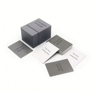 Personalized Logo Size for Adults Drinking Custom Party Luxury High Quality <b>Card</b> Game Playing With <b>Boxes</b> - Product Image 3