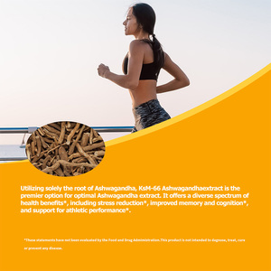 Capsules d'Ashwagandha en gros pour le soutien immunitaire et l'amélioration des performances, complément naturel à base de racine de curcuma - Product Image 3
