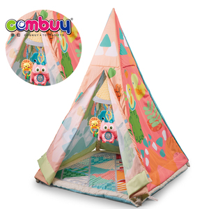 4 de una sola puerta tipi almohada de algodón de bebé niños juguete <span class=keywords><strong>casa</strong></span> de campaña - Product Image 1