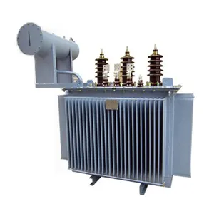 Three 3 phase 6.3 MVA 6300 KVA 69 KV oil power transformer