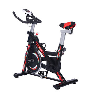 <span class=keywords><strong>Vélo</strong></span> de spinning d'intérieur Oushang noir et rouge en acier pour la maison, équipement de fitness avec logo personnalisé pour la salle de sport et l'usage domestique - Vente en gros - Product Image 3