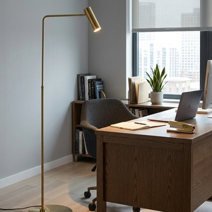 Lampe sur pied Novarizon Nordic Living Room Corner <span class=keywords><strong>Arc</strong></span>, design moderne, luxe, métal doré, fer plaqué, LED dimmable 3000K - Product Image 6