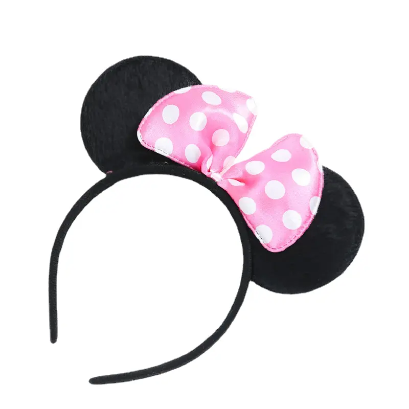 2020 joyeux anniversaire fête chapeaux dessin animé souris oreilles arc diadème Mickey bandeau de cheveux