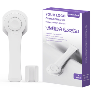 פדה-הוכחה cablock מכסה שירותים מנעול אידיאלי תינוק חסין שירותים מכסה נעילה - Product Image 1