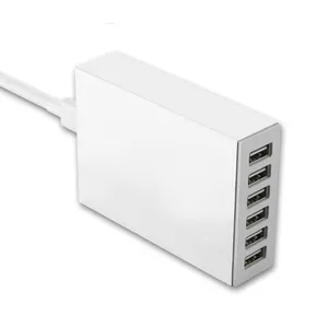 Carregador de celular portátil, acessórios de telefone, 50w, 6 portas usb, para smartphone, elétrico