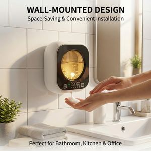 Distributeur de Savon Intelligent Sans Contact YEETE, Étanche IPX5, Mousse à 5 Niveaux, 320ml, Type-C, ABS, pour Maison, Cuisine, Salle de Bain, Bureau - Product Image 3