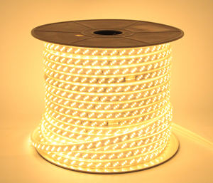 Tira de luces LED flexibles de cobre IP67, 5M, 110/220V, 180 LED/M, 3 filas, todos los colores, <span class=keywords><strong>SMD2835</strong></span>, acabado esmerilado para decoración de escaparate de Hotel - Product Image 6