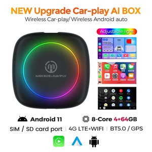 NaviFly Car <strong>Play</strong> Ai Box <strong>Android</strong> 13 System Wireless <strong>Android</strong> Auto <strong>TV</strong> Wireless Car <strong>Play</strong> 8 Core 4g 64g BT5.0 - Product Image 3