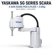 Robot SCARA Yaskawa Série SG 4 axes 3kg 20kg Haute Vitesse pour Prélèvement et Placement avec Contrôleur YRC1000 Moteur de Mouvement Haute Vitesse 1kW