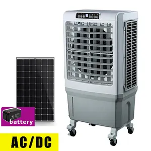 AC/DC solor refrigerador ventilador 220V 12V para ar exterior interior refrigerador dc solar