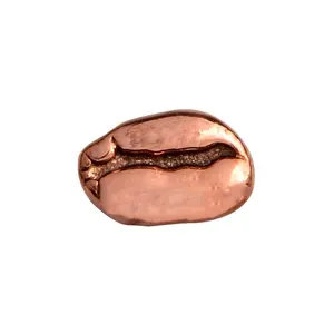 Newest morden Coffee tool coffee bean shape Enamel Pin Lapel Pins for Barista and Coffee Lover